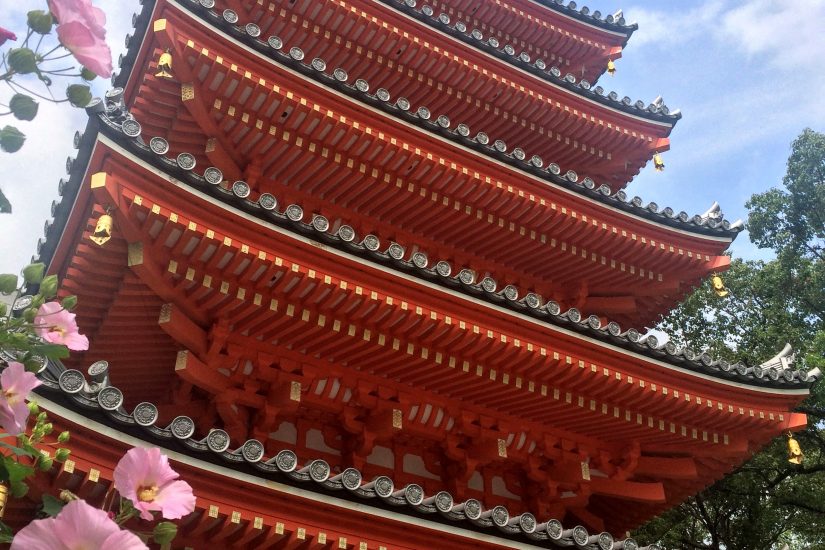 Five Story Pagoda At Tochoji Temple Fukuoka Work In Japan For Engineers